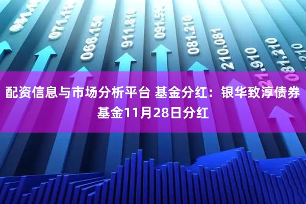 配资信息与市场分析平台 基金分红：银华致淳债券基金11月28日分红